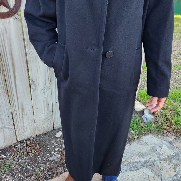 Wool Blend Oversized Coat - Picture 2 of 5
